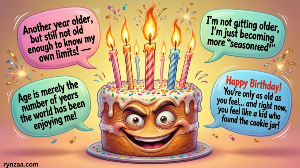 Funny Birthday Sayings
