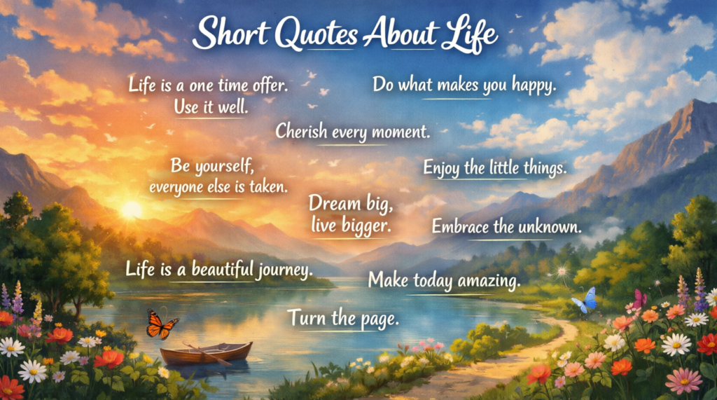 Short Quotes About Life