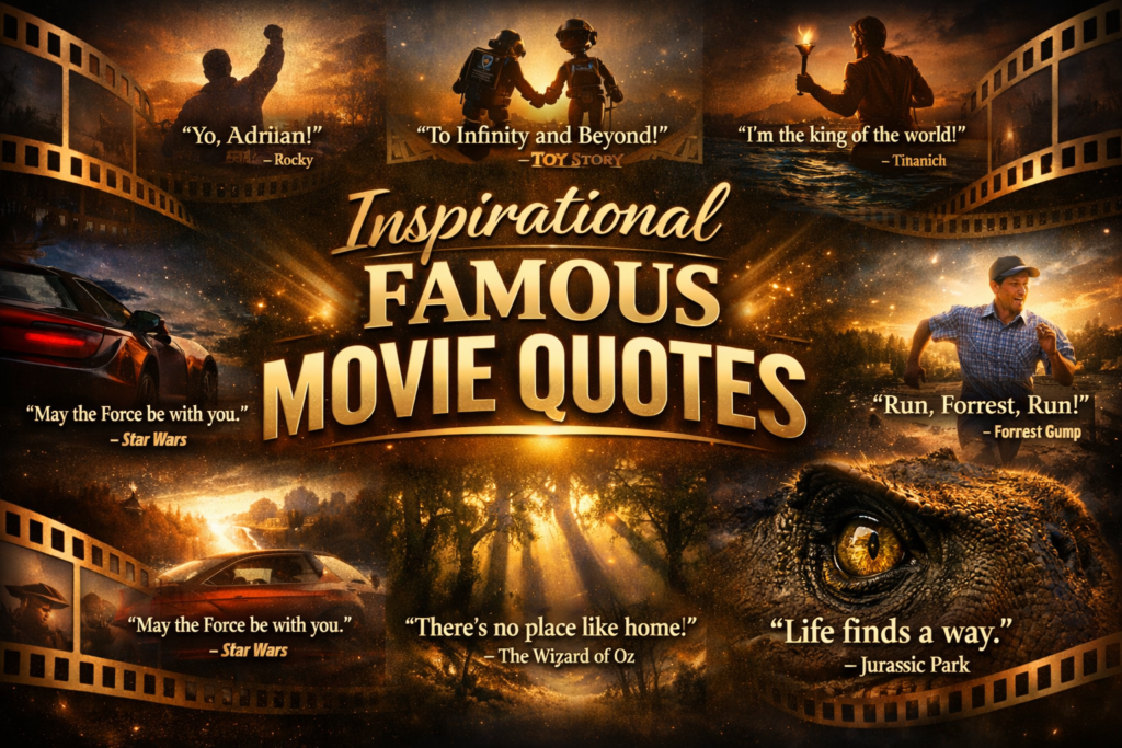 Inspirational Famous Movie Quotes