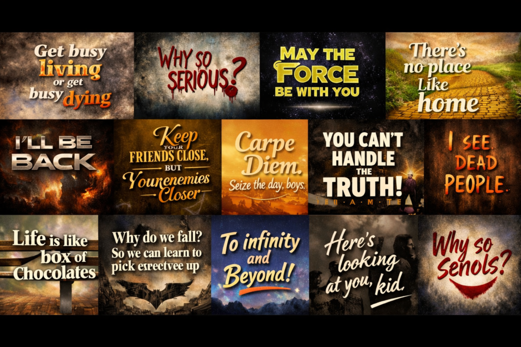 Thought-Provoking Movie Quotes