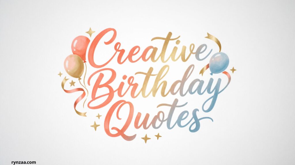 Creative Birthday Quotes