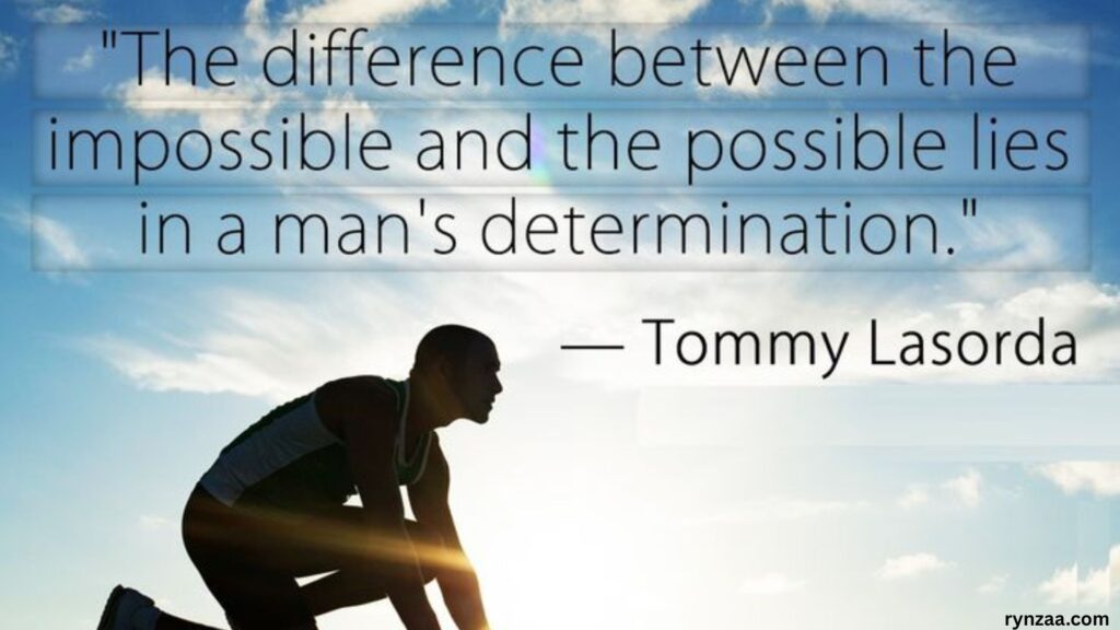 Determination Sports Quotes