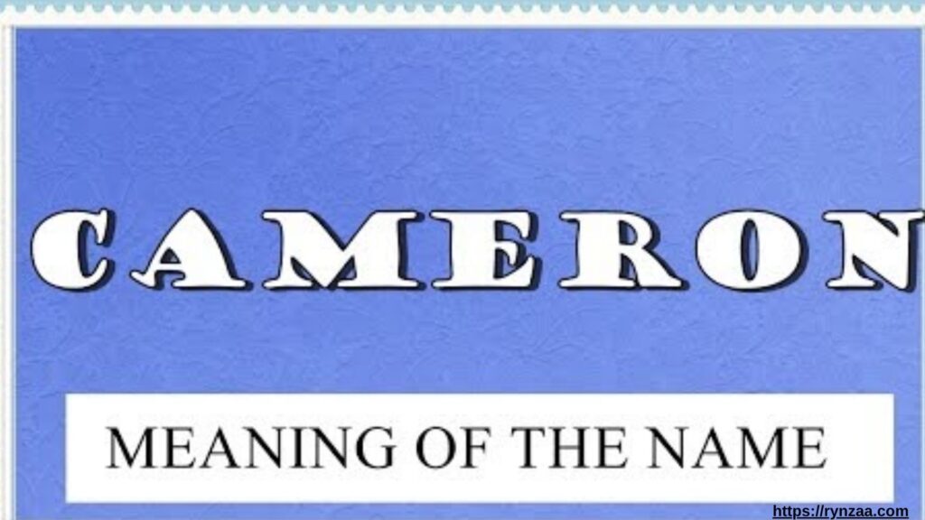 Biblical Meaning of the Name Cameron