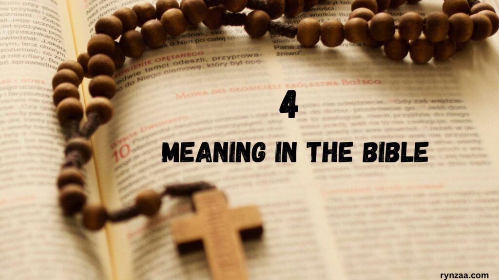 4 Meaning in the Bible