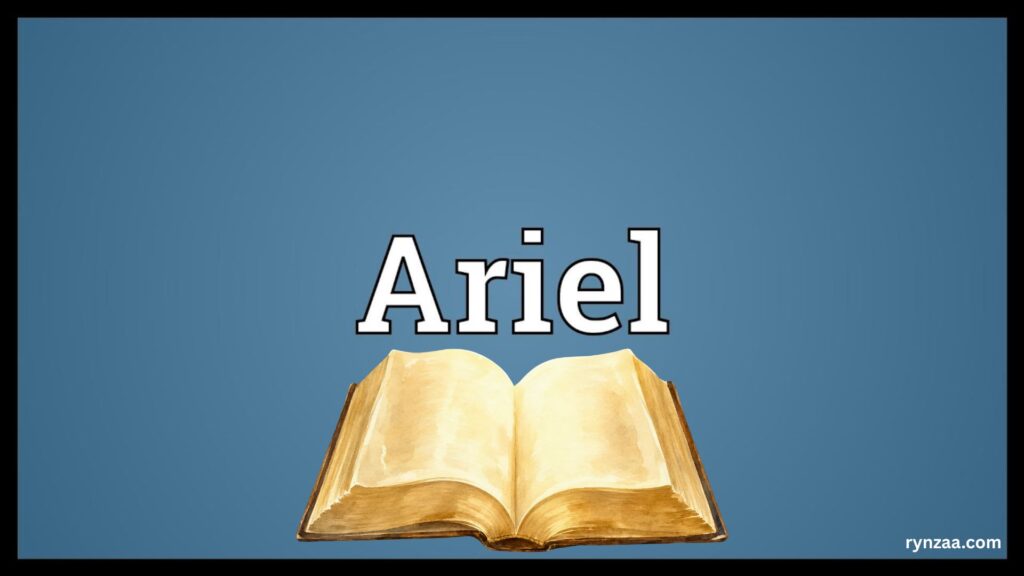 Ariel Meaning in the Bible
