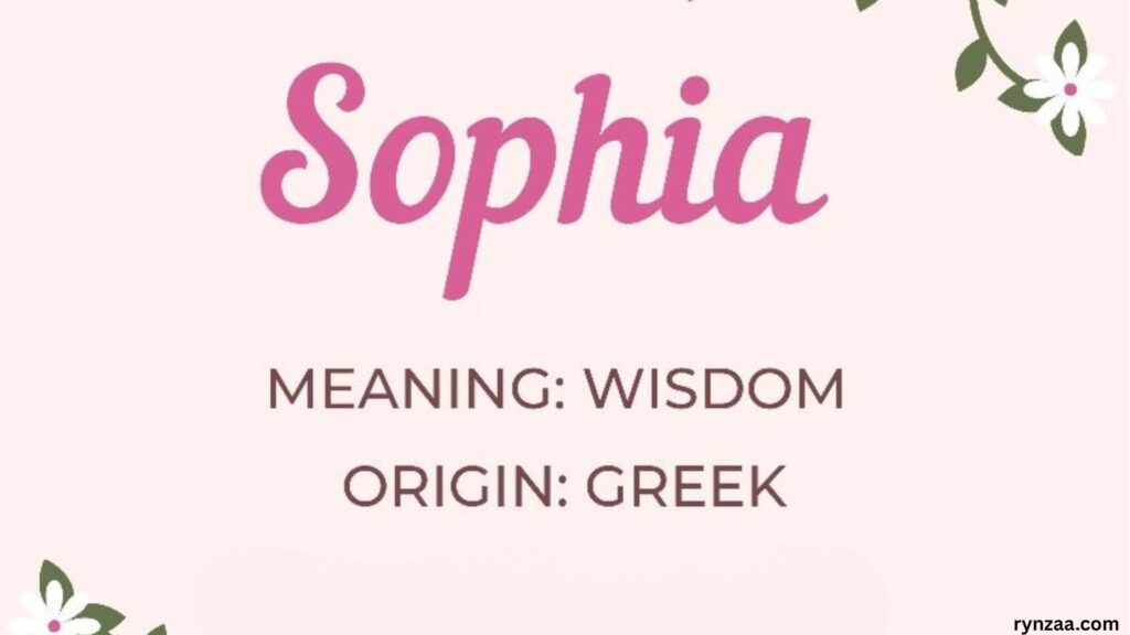 Sophia Meaning in the Bible