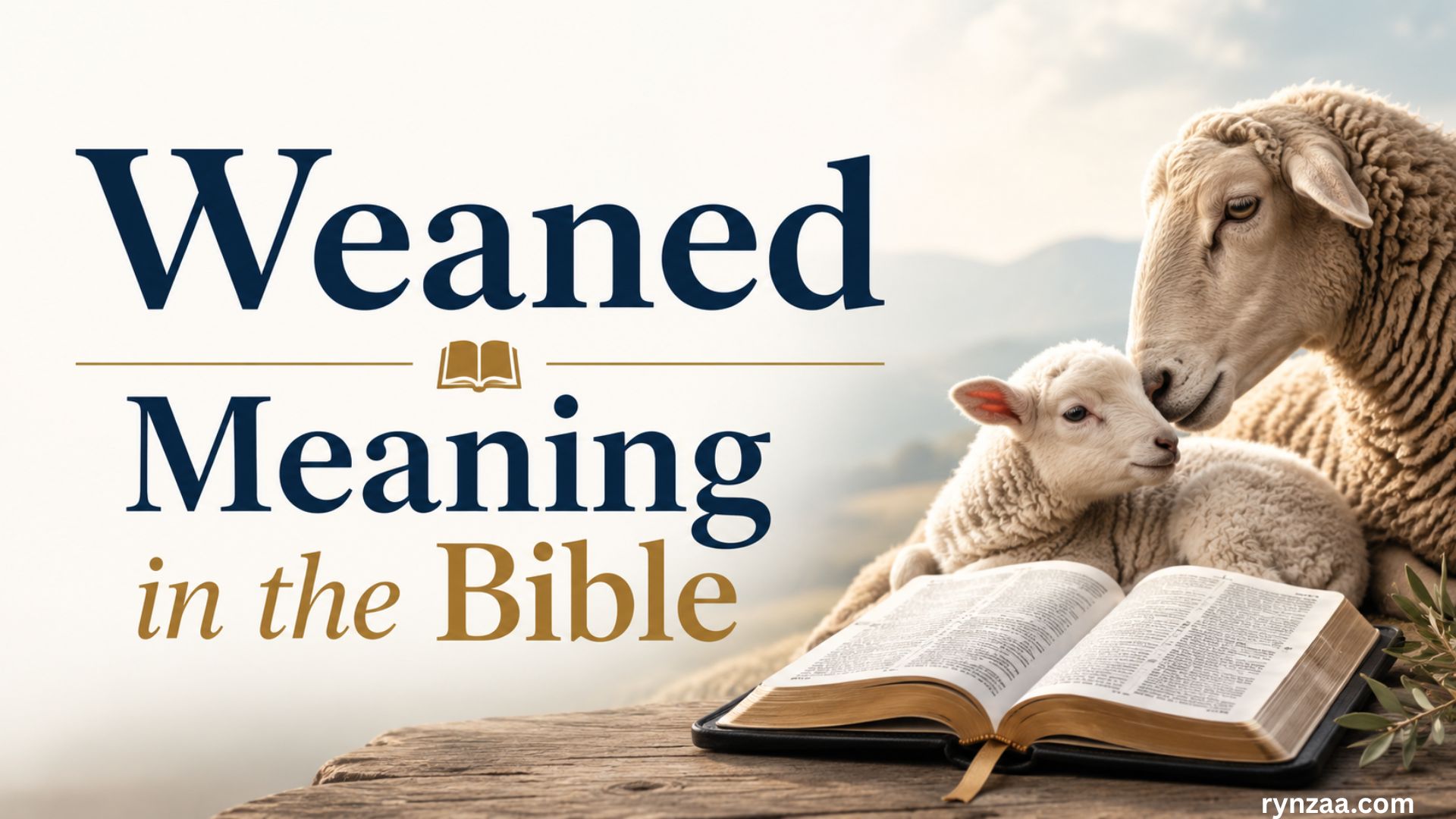 Weaned Meaning in the Bible