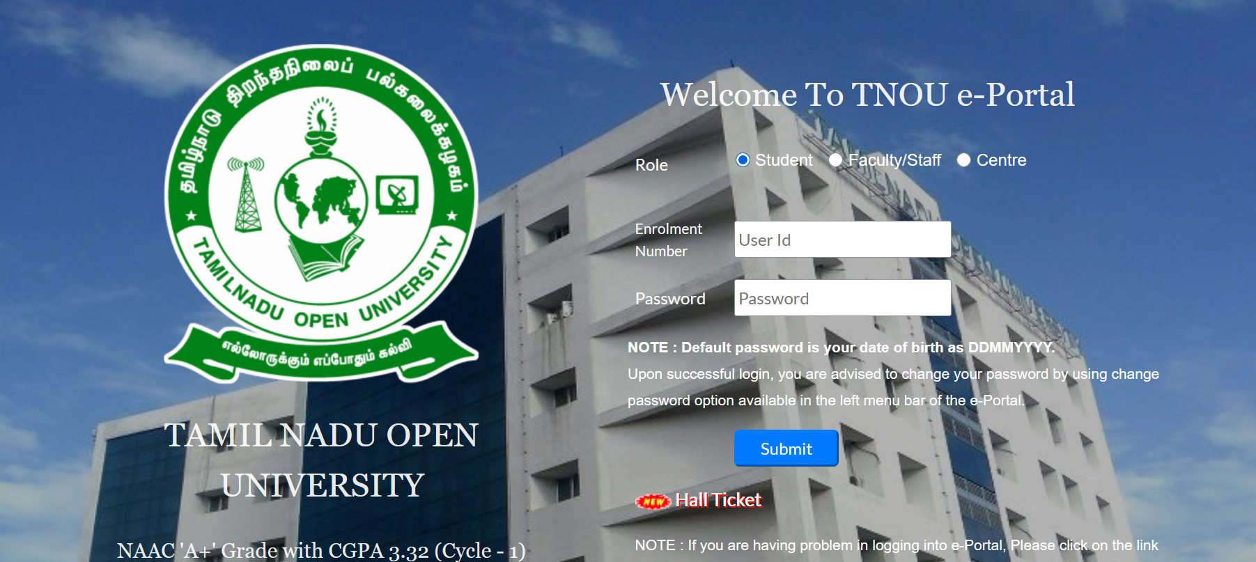 TNOU Student Login: Step-by-Step Guide to Access the Student Portal